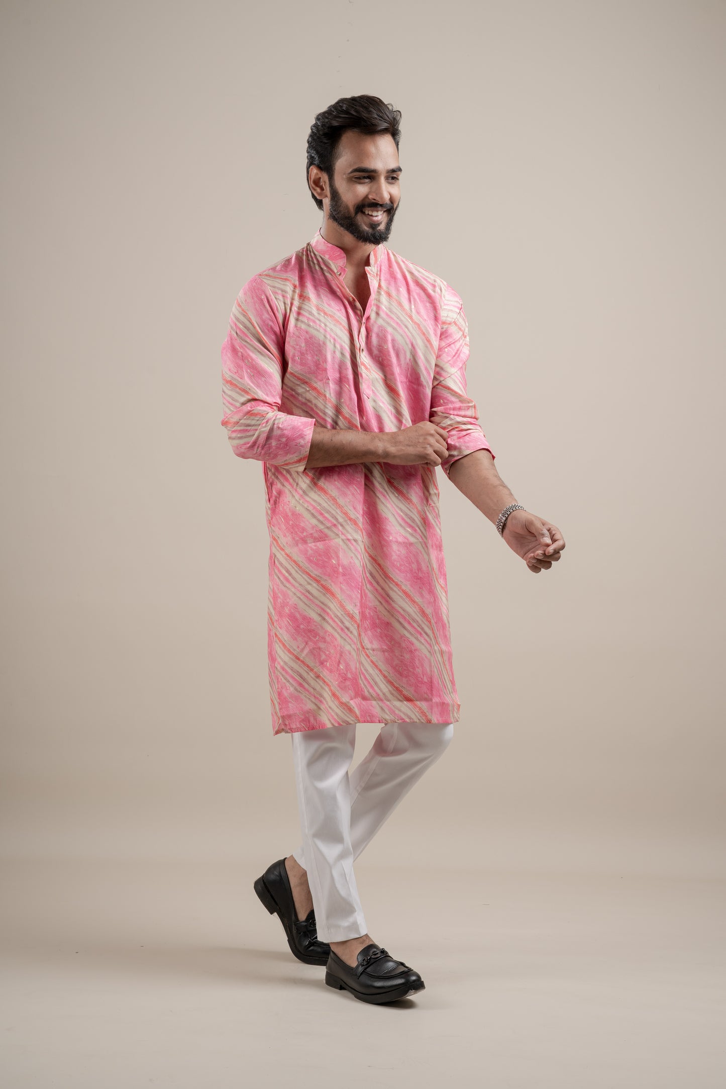 HEAVY TEXTURIZED RAYON FOIL KURTA