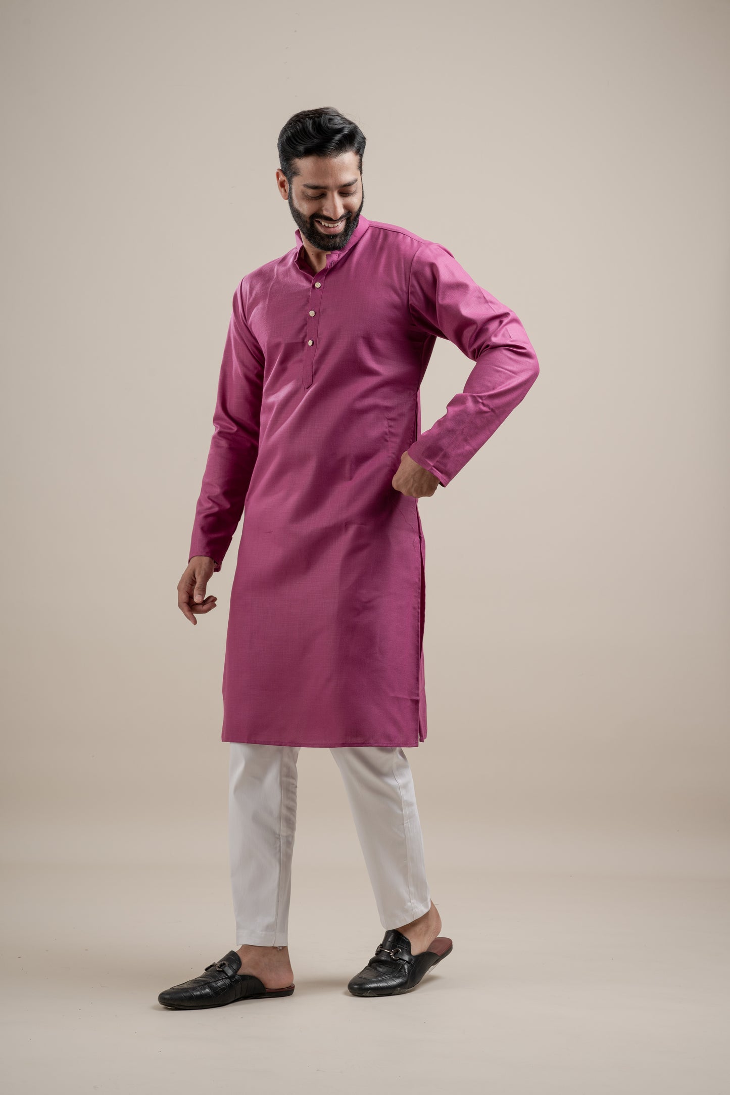 PLAIN DOUBLE MAGIC RANI KURTA