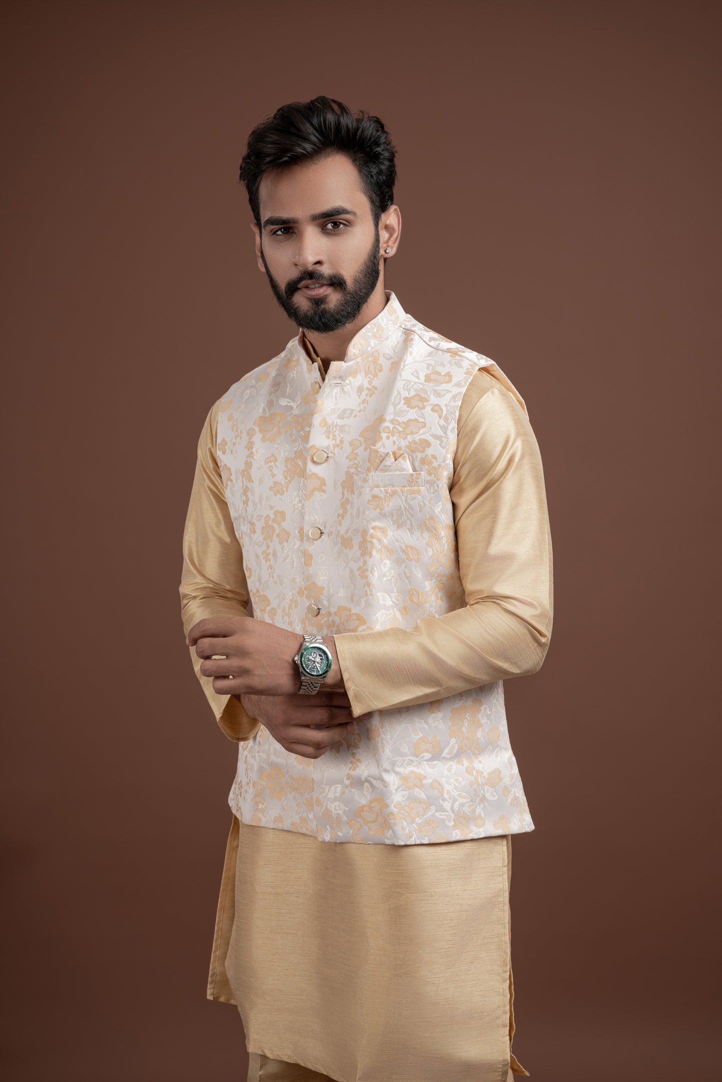 FLORAL COTI KURTA SET