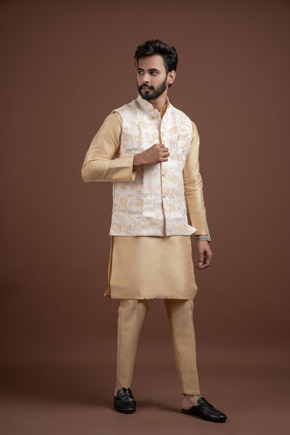 FLORAL COTI KURTA SET