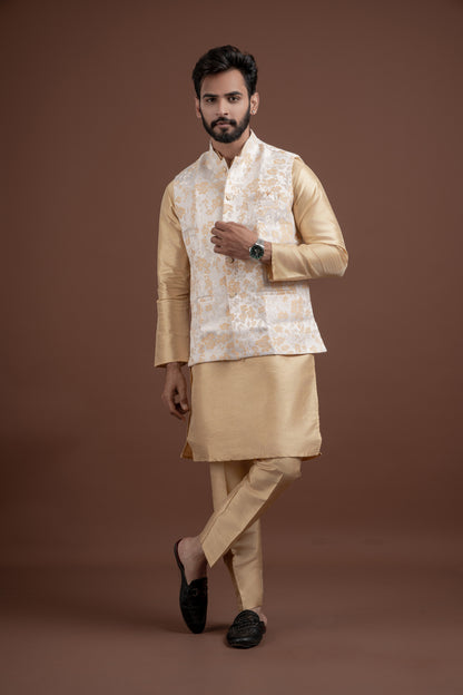 FLORAL COTI KURTA SET