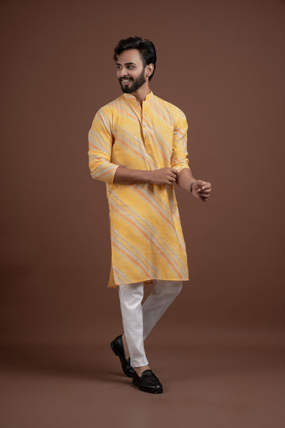 HEAVY TEXTURIZED RAYON FOIL KURTA