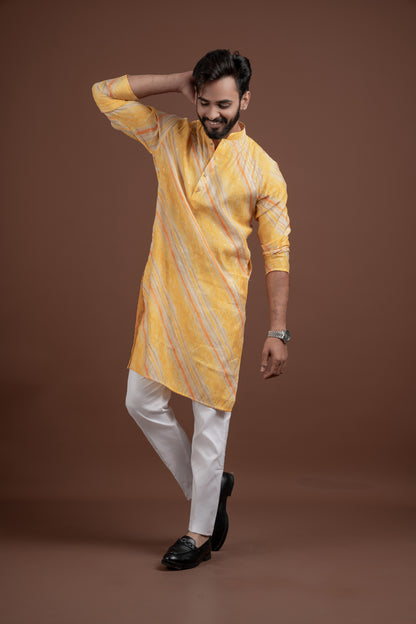 HEAVY TEXTURIZED RAYON FOIL KURTA