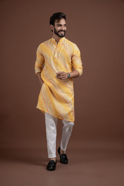 HEAVY TEXTURIZED RAYON FOIL KURTA
