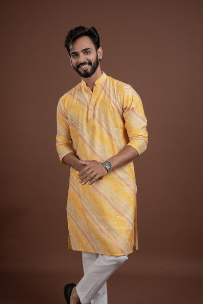 HEAVY TEXTURIZED RAYON FOIL KURTA