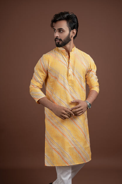 HEAVY TEXTURIZED RAYON FOIL KURTA