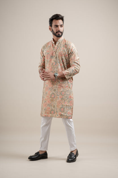 HEAVY TEXURIZED RAYON FOIL KURTA