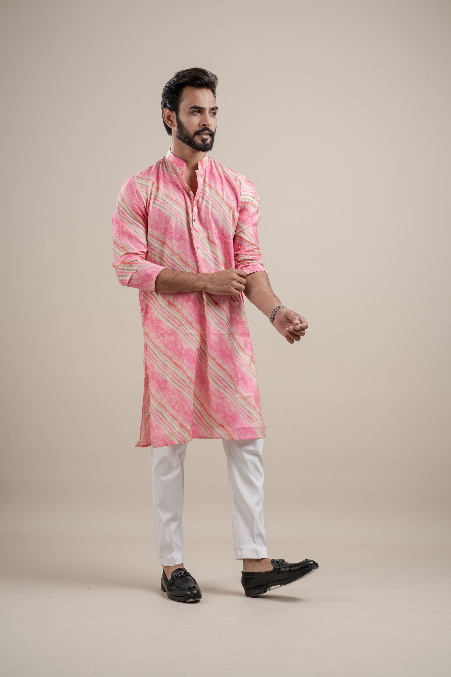 HEAVY TEXTURIZED RAYON FOIL KURTA