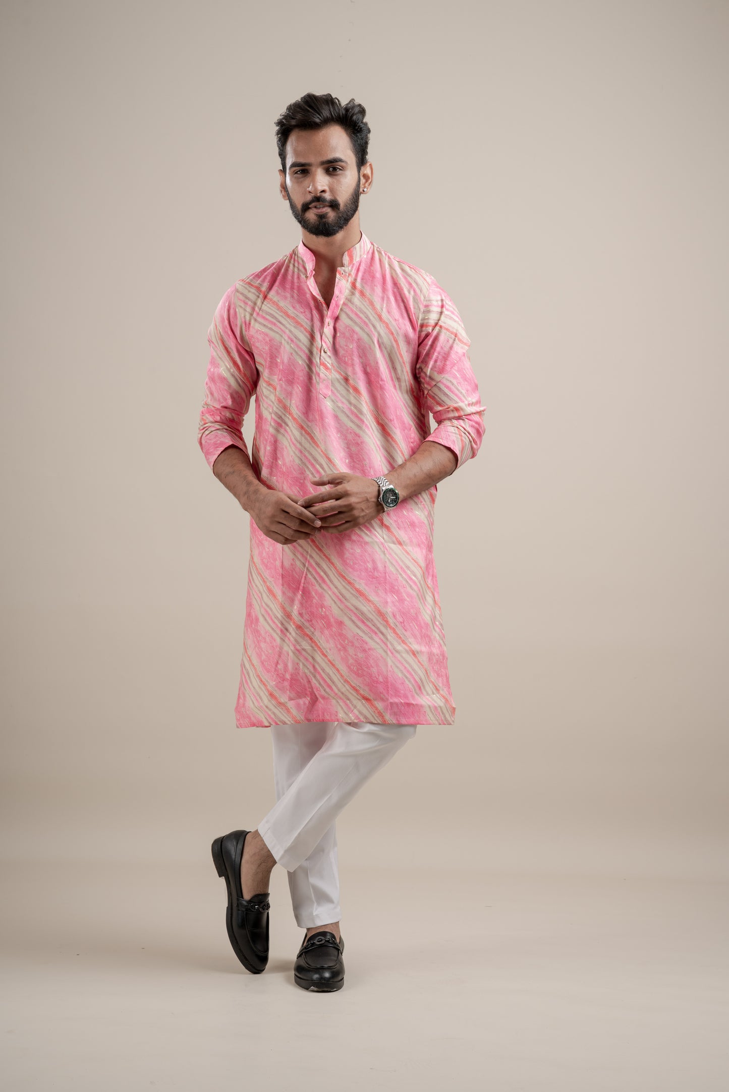 HEAVY TEXTURIZED RAYON FOIL KURTA