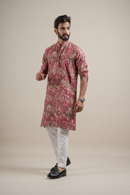 HEAVY TEXTURIZED RAYON FOIL KURTA
