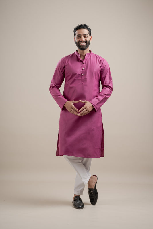 PLAIN DOUBLE MAGIC RANI KURTA